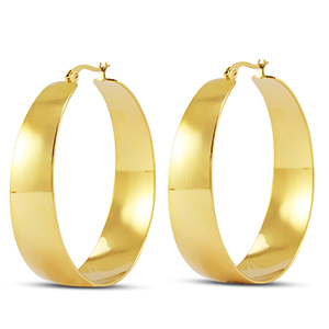 Pendientes Acero Inox criollas Dorado