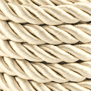 Cord&oacute;n trendy espiral 10mm Dorado champagne