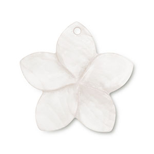 Colgante conchas flor Blanco