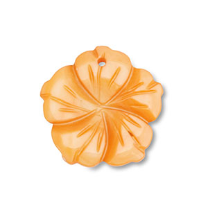 Colgante conchas flor Naranja