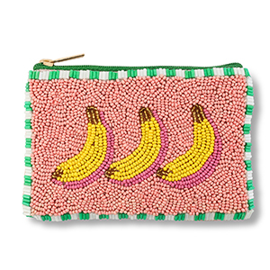 Monedero peque&ntilde;os banana Rosa-verde-amarillo