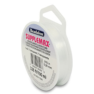 Beadalon hilo para enfilar Supplemax 0.25mm Transparente