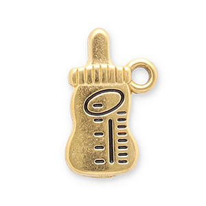 Colgantes Acero Inox biber&oacute;n Dorado-negro