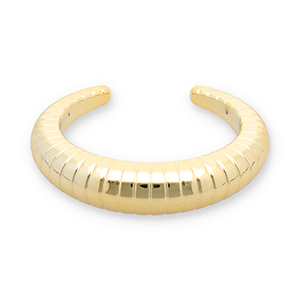 Pulseras bangle de resina Dorado