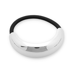 Accesorios para el pelo Coleteros para pelo con met&aacute;lico Plateado-negro