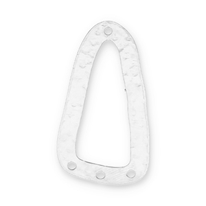 Colgantes met&aacute;licos DQ Eco-brass&reg; entrepieza Plateado vieja (sin n&iacute;quel)