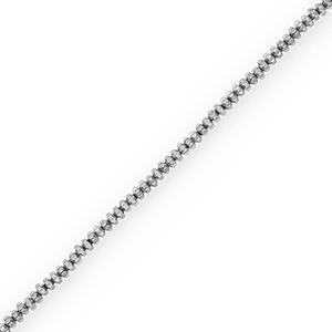 Abalorios Hematita rondeles Plateado