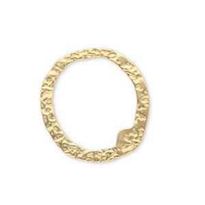 Fornituras Acero Inox entrepieza redondos Dorado