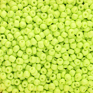 Rocalla cristal 6/0 (4mm) Amarillo lim&oacute;n