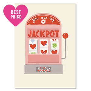 BY31&reg; Tarjetas para joyer&iacute;a "Jackpot" Blancuzco-rojo-rosa