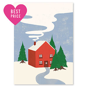 Tarjetas para joyer&iacute;a casa Rojo-verde-azul