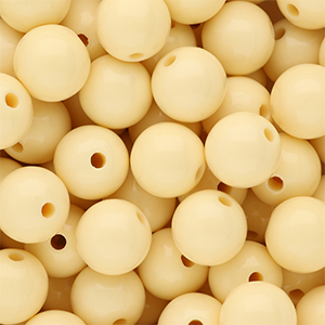 DQ Abalorios acr&iacute;licos 12 mm brillante Pastel yellow 11-0616 TPG