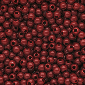 DQ Abalorios acr&iacute;licos 4 mm brillante Salsa red 18-1657 TCX