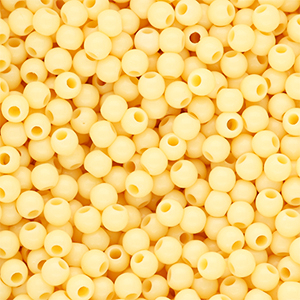 DQ Abalorios acr&iacute;licos 4 mm brillante Pastel yellow 11-0616 TPG