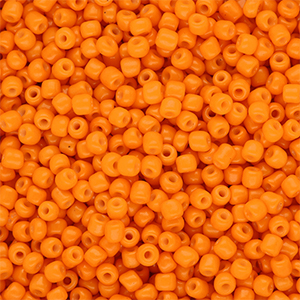 Rocalla cristal 8/0 (3mm) Naranja