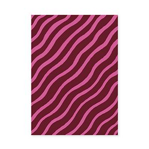 BY31&reg; Tarjetas para joyer&iacute;a lineas gr&aacute;ciles rojo burdeos-fucsia