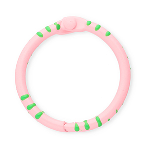 Fornituras coloridas anilla de llavero Rosa claro-verde