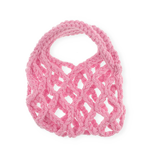 Bolsitas de ganchillo hechas a mano Rosa