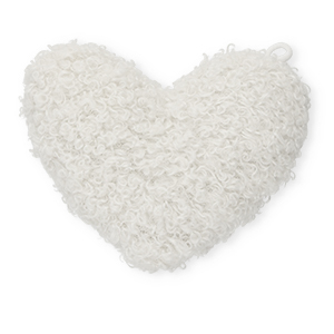Colgantes llamativos coraz&oacute;n Blanco