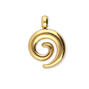 BY31&reg; Colgantes Acero Inox espiral Dorado