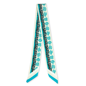 Bandana Pa&ntilde;uelo con vida marina Azul-azul turquesa-verde claro