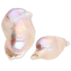 TQ Perlas de agua dulce barrocas Rosado natural