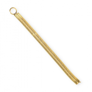 BY31&reg; Colgantes de eslab&oacute;n serpiente de acero inox Dorado