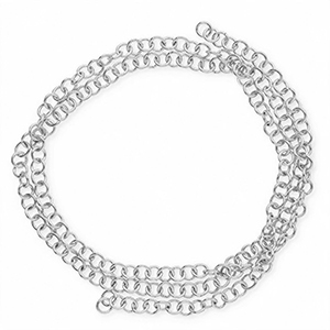 Fornituras acero inox anillas 7mm Plateado