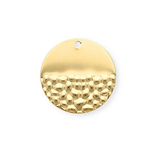 Colgantes Acero Inox redondos Dorado