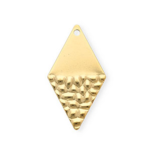 Colgantes Acero Inox rombo Dorado