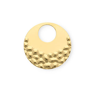 Colgantes Acero Inox redondos Dorado
