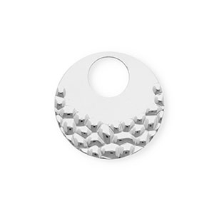 Colgantes Acero Inox redondos Plateado