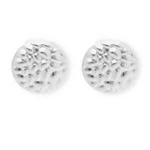 Fornituras Acero Inox pendientes redondos con anilla Plateado