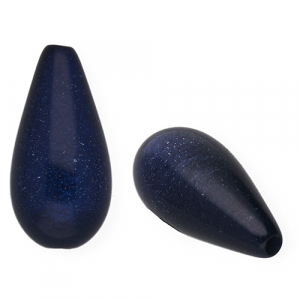 Abalorios Super Polaris Elements gota shiny Azul noche