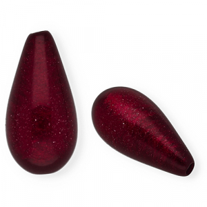 Abalorios Super Polaris Elements gota shiny Vino tinto frutos rojos