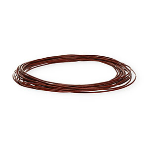 Cord&oacute;n cuero DQ redondo 1mm Burdeos oscuro