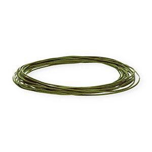 Cord&oacute;n cuero DQ redondo 1mm Verde