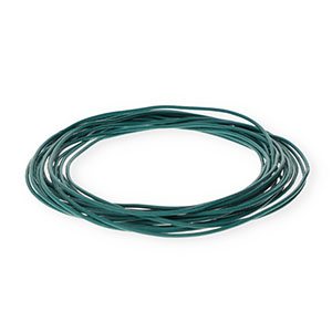 Cord&oacute;n cuero DQ redondo 1,5mm Verde teal oscuro
