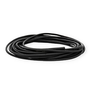Cord&oacute;n cuero DQ redondo 3mm Negro
