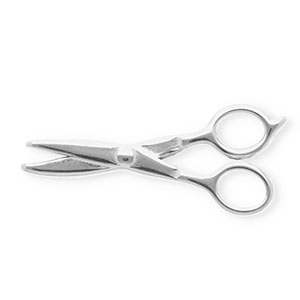 Colgantes Acero Inox tijeras Plateado