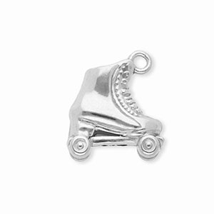 Colgantes Acero Inox patines Plateado