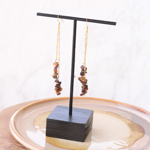 Pendientes statement con las nuevas fornituras met&aacute;licas pendiente base