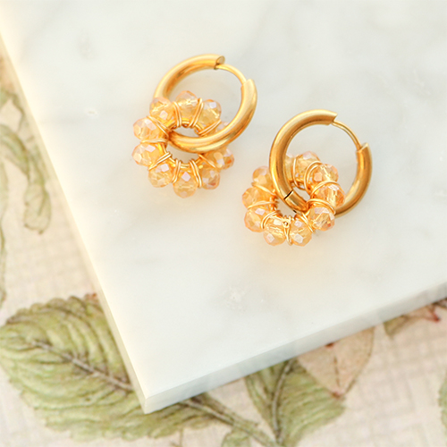 Ideas creativas para joyas con abalorios faceteados disco