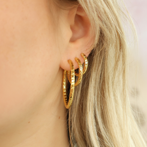 Manos a la obra con los pendientes criolla de acero inoxidable y pendientes con cadena de acero inoxidable