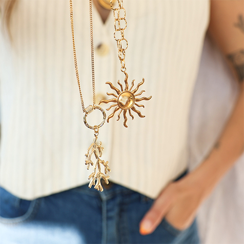 &iexcl;Insp&iacute;rate! Colgantes grandes de acero inox