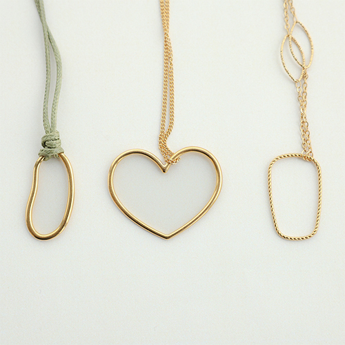 Crea collares y pendientes con colgantes de acero inoxidable