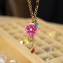 Crea joyas con colgantes de acero inoxidable esmaltados 