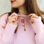 Crea joyas con colgantes de acero inoxidable esmaltados 