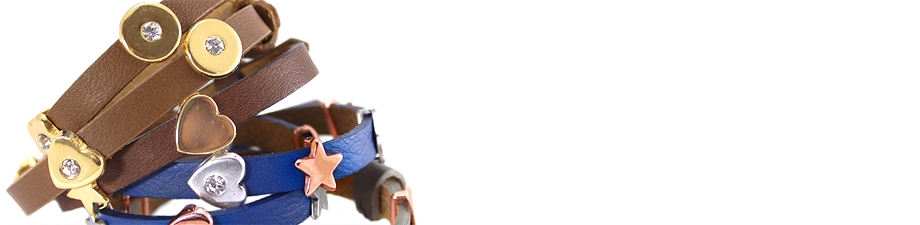 Correderas Cuoio DQ met&aacute;lica para cuero 8 mm