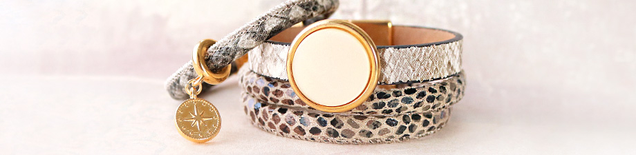 Correderas met&aacute;licas DQ oro rosado